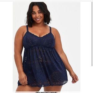 Torrid-Lace babydoll NWT